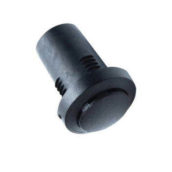 Recessed Mount Temperature Sensor, 10K Thermistor, Resistance Output, Press-Fit Sensor Virtual Disappears, No Calibration Certificate, Black, 5 Year Limited Warranty