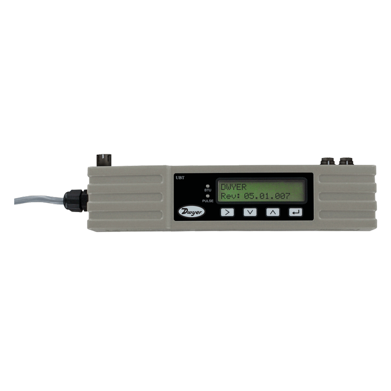3/4-4" Ultrasonic heat meter with pulse output and Modbus communications.