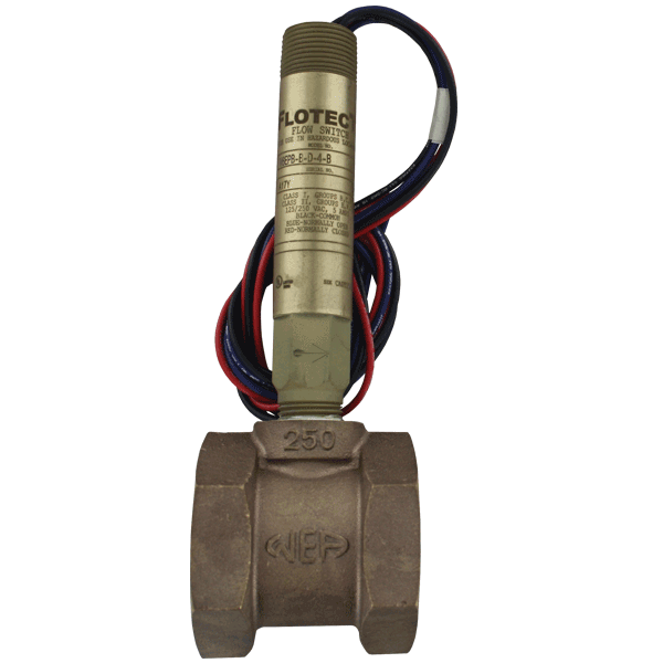 Interruptor de flujo tamaño miniatura, cuerpo superior e inferior de latón, NPT de 1 1/4", T de hierro.