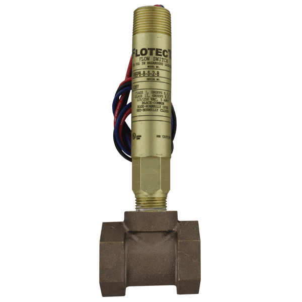 Interruptor de flujo tamaño miniatura, cuerpo superior e inferior de latón, NPT de 3/4", T de latón.