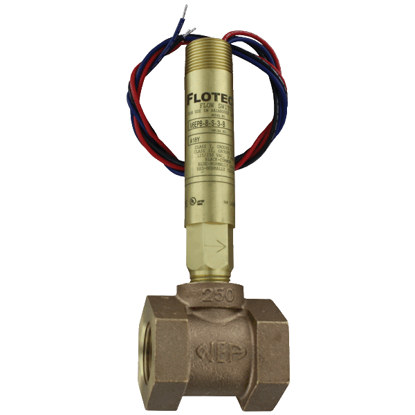 Interruptor de flujo tamaño miniatura, cuerpo superior e inferior de acero inoxidable, NPT de 1", T de acero inoxidable.