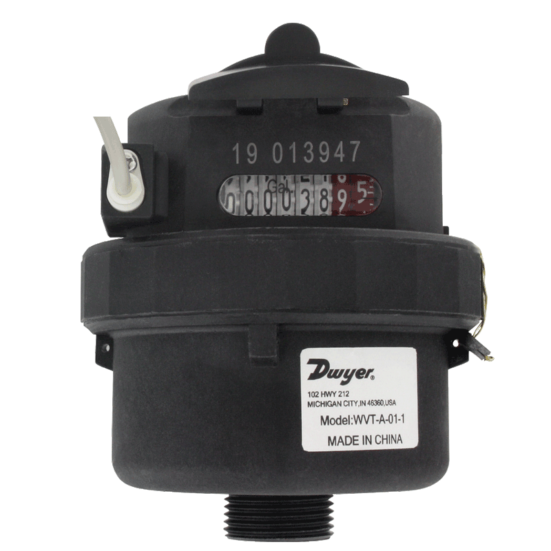 3/4" NPT plastic rotary piston water meter.