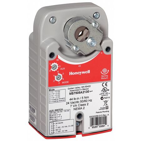 Fast-Acting, 2-Position Actuator, 35 Lb-In., 20S D In 50/60 H Z (N10010-Sw2) Resolution), CE UL cUL