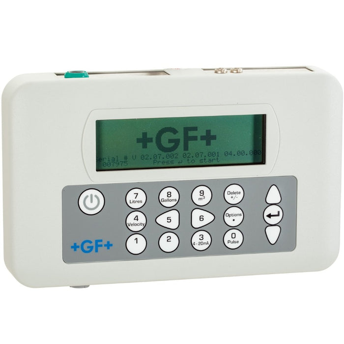 Ultrasonic Flowmeter GF PF220 V2, Pipe Outside d: d115 - d2000, Accuracy: ±2% o.R. for DN100, Power supply: Battery, Cable length (m): 2