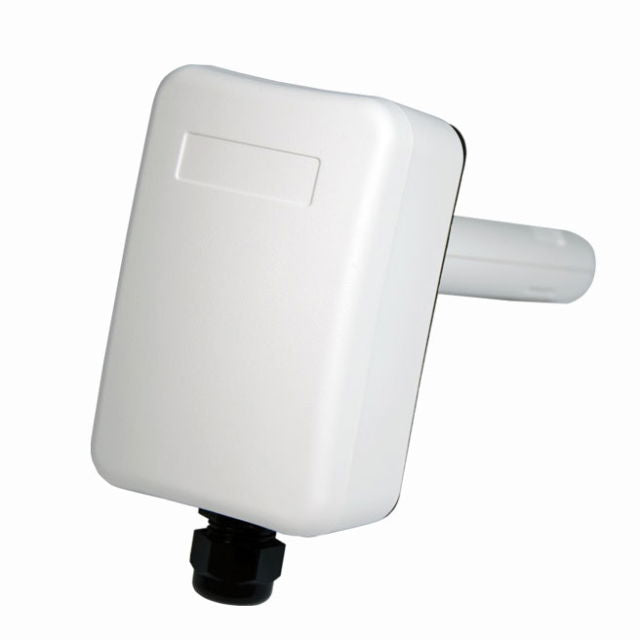 Duct Mount Humidity & Temperature Sensor, ±5% RH Accuracy, 0-5/10 VDC Output, 6.1 in. Probe, Standard, 10K-3[11K] Thermistor