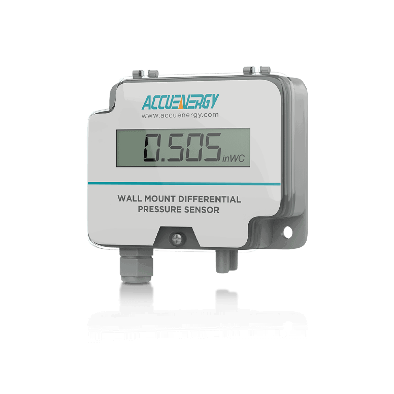Differential Pressure, ±1%FS Accurracy, Wall Mount, 0-1.0", 2.0", 4.0, With Display, 0-10VDC
