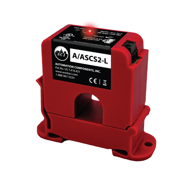 Current Switch, Adjustable, Split Core, 0 to 250A Amp Range, 1.5 to 220A Trip Point, 0.2A @ 200 VAC/VDC Contact Rating,
