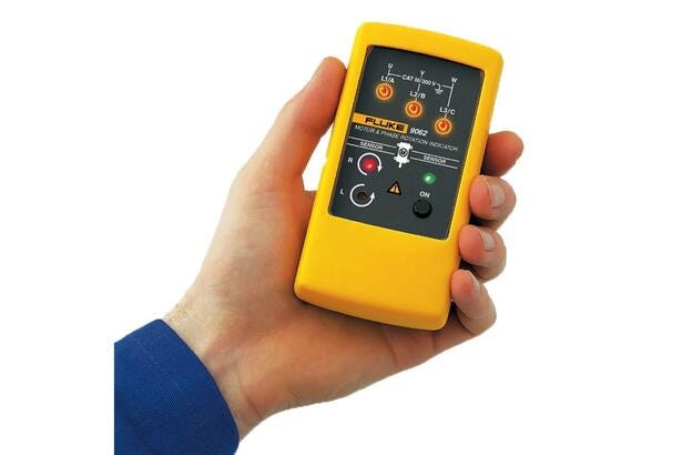 Fluke 9062 Indicador de rotación de fases y giro de motor