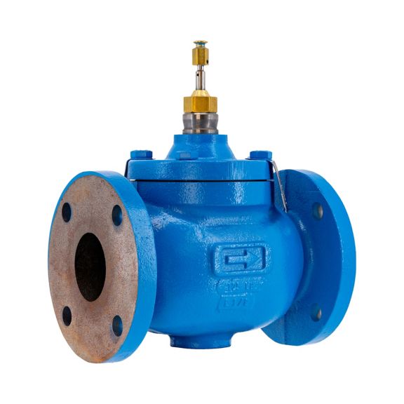 Two-Way, Globe, 4 In, Flanged, 160 Cv, Water Or Glycol Bacnet, Modbus And Sylk Communication Protocols; Without Displa