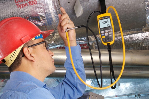 Fluke 922 Medidor del caudal de aire/micromanómetro