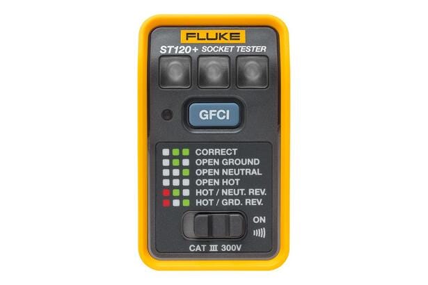 Fluke ST120+ Comprobador de tomas de corriente con señal acústica