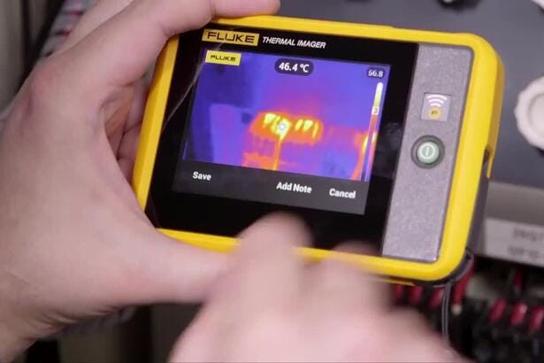 Fluke FLK-PTi120 9 Hz Cámara termográfica de bolsillo