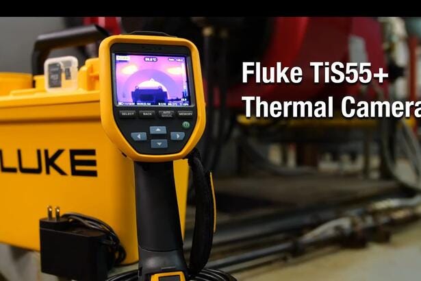 Fluke TiS55+ 27HZ Cámara termográfica