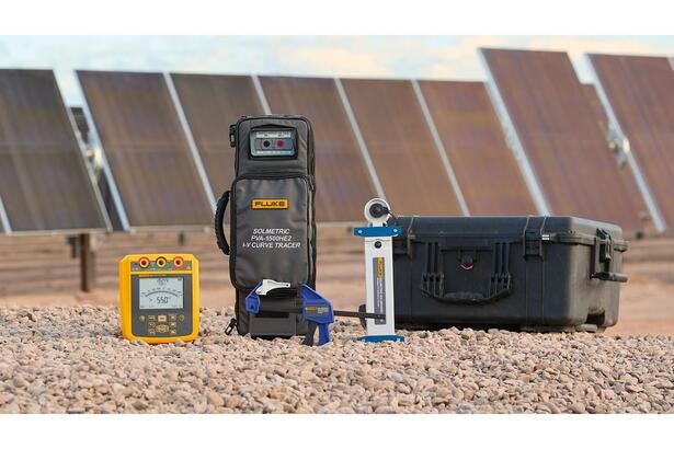 Fluke SOL-INS37-KIT PVA-1500HE2 I-V Curve Tracer and 1537 Insulation Tester 2500V Kit