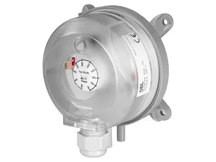 Air Flow Switch, Adjustable Set Point, 2.0-10.0 inch WC, NEMA 3 Enclosure, 1 SPDT Switch