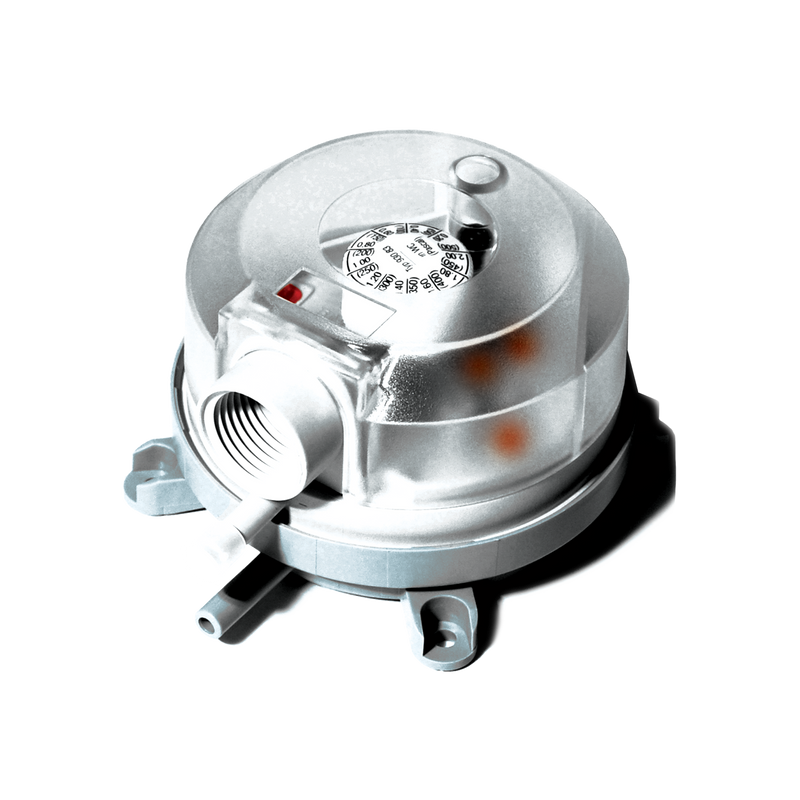 Air Flow Switch, Adjustable Set Point, 0.08-0.8 inch WC, NEMA 3 Enclosure, 1 SPDT Switch