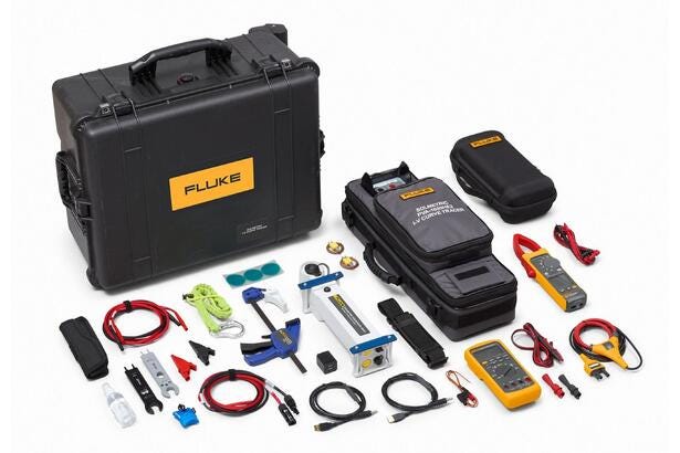 Fluke PVA-1500HE2 I-V Curve Tracer, Clamp and Multimeter Kit