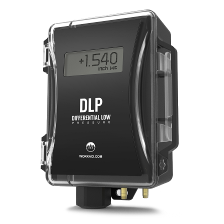 Differential Low Pressure Transmitter, 0..5" w.c. Range, Uni-Directional, No Display, +/-0.5% Accuracy, No Pitot Tube/Di