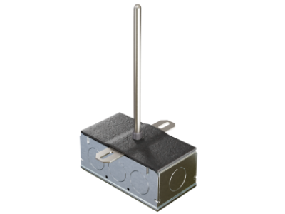 10,000 Ohm Thermistor w/11K Shunt, Duct, 8", Galvanized Enclosure