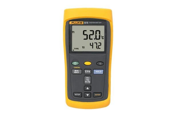 Fluke 52 II Termómetro digital de doble entrada