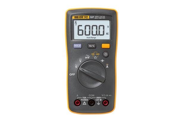 Fluke 107 Multímetro digital de bolsillo CAT III