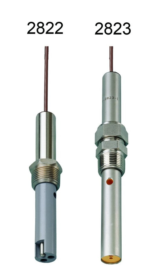 3-2822-1 Type 2822/2823 Conductivity/Resistivity Electrode, Body: Stainless steel, Process Connection: Thread, Process Connection Size: 3/4 inch, Cell Constant: 10, Operating Range: 100 - 100000 ?S/cm, Electrode: 316 SST