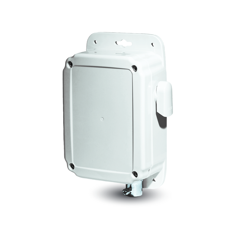 Carbon Dioxide (CO2) Transmitter, Single Beam NDIR, Outdoor Mount w/Heater, 0 to 2000 ppm, 30 ppm +3% Of Reading, 24 VAC