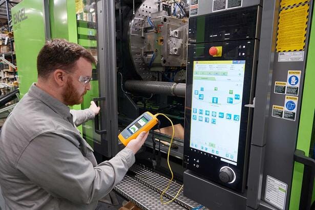 Fluke LIQ-100-IE Comprobador de cableado, Wi-Fi y red Ethernet Industrial LinkIQ de Fluke Networks