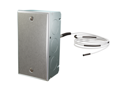 10,000 Ohm Thermistor, Flexible Cable Averaging, 12', Galvanized Enclosure