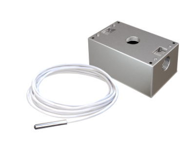Transmitter w/ 1,000 Ohm RTD, 2" Freezer Probe 316SS, NEMA 3R Enclosure, 6', 2-10VDC Output