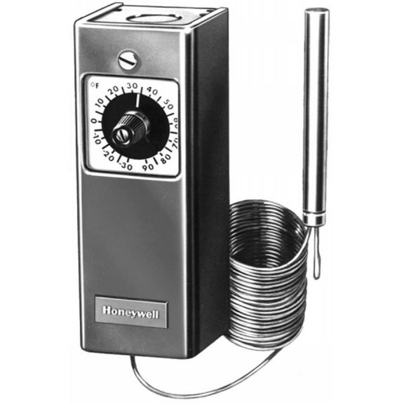 Refrigeration Temp Control. Spdt Switch Adj Diff. 5-Ft Copper Elem -35C +30C Biling French Screw, Bi-Lingual French Te