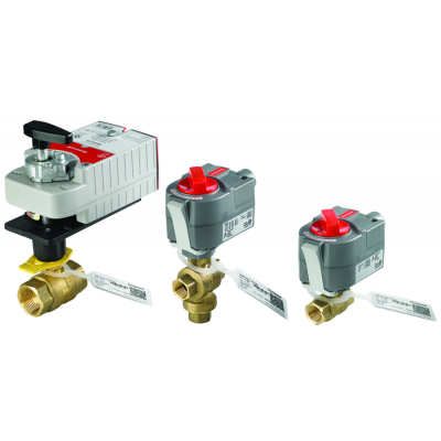 Control Ball Valve With Electric Actuator - 1/2 In. NPT - 2-Way - 11.7 CV  - Stainless Steel Trim - DCA Profile - On O