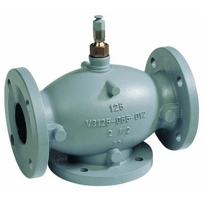 Flanged Globe Valve, Three-Way Mixing, Equal Percentage, 3" Ansi-250 Pressure-Balanced F Enclosure Adjustable, Bi-Ling