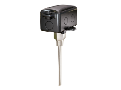 10,000 Ohm (E1) Thermistor, Immersion, Welded Well, 2.5", Plastic Enclosure