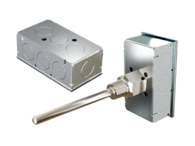 Transmitter w/ 1,000 Ohm RTD, High Temperature Immersion, Welded Well, 4", Galvanized Enclosure, 2-10VDC Output