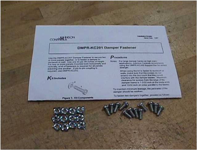 Control Damper, Accessory, Damper Fastener, 12 Fasteners Per Kit/Price Per Kit