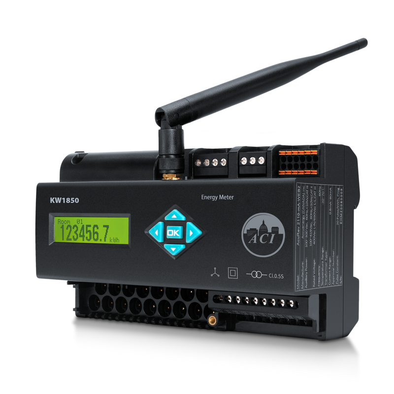 18 Circuit ANSI 0.5 Class Accuracy Measurment Canada Approved Serial Communication Rogowski Coil or Solid/Split Core CTs