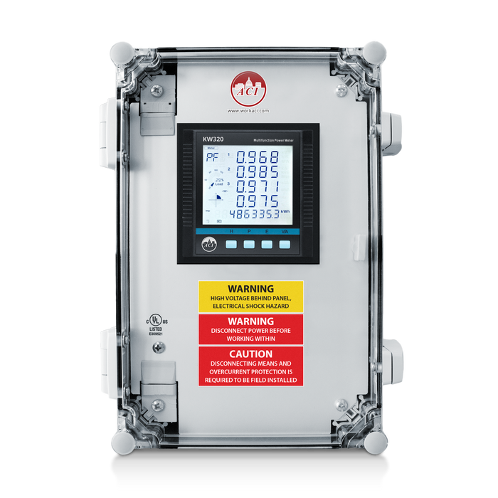 4 Channel Power Meter, 0.1 Class, mV CT Input, Rogowski Coil Input, Waveform Capture, 100..415 VAC/100..300 VDC, 4 CT In