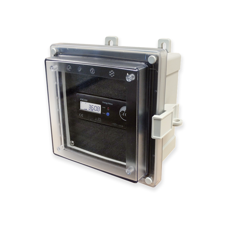Wall Mount Enclosure, NEMA 4X, Includes DIN Rail Mounting Hardware, Swing Panel Kit, & Tamper Proof Locking Options, For