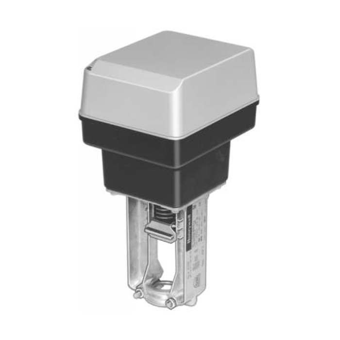Linear Valve Actuator 135 Lbf Spring Return Stem Up 1800N, 38Mm Min . Position Set Screw Adjustment. Conduit Cover. Re