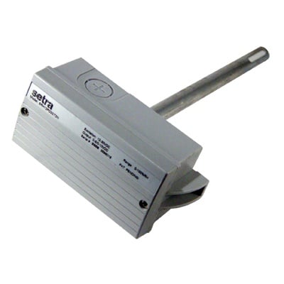 Sensor de Temperatura/Humedad Tipo Ducto, 0-5Vdc, 0-10Vdc, Sin Display