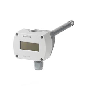 Duct Air Quality Sensor, CO2 & VOC - 0-2000 ppm, +/-2% Accuracy, 24 VAC/VDC, 0-10 VDC Output, LCD Display, 70..135 mm Im