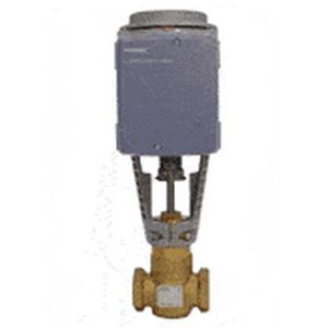 1" 2-Way Globe Valve, Water Up To 50% Glycol, CV 10.0, 24 VAC, On/Off & Floating Point, Spring Return, Normally Closed