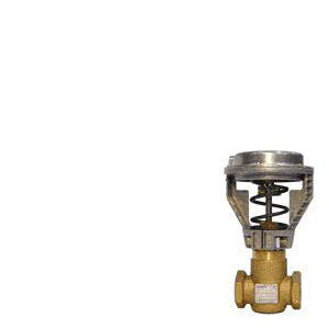 1 1/2" 2-Way Globe Valve, CV 25.0, 3-8 psi, Normally Open, 4" Pneumatic Actuator, Female NPT, Stainless Steel Trim
