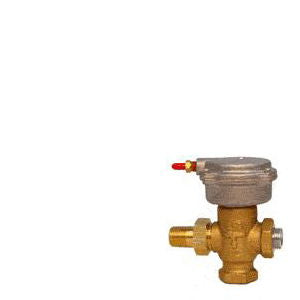 1/2" 2-Way Globe Valve, CV 2.5, 3-8 psi, 67 in-lb, Spring Return - Normally Open, 2" Pneumatic Actuator, Angle Female