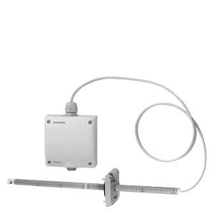 Air Velocity Sensor, 0-10 VDC Output, 24 VAC/VDC, Screw Terminals, 0-16/0-33/0-49 ft/s Measuring Range, 3 ft. Cable, IP4