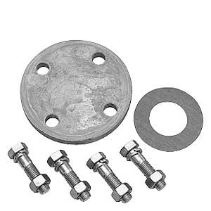 Blank Flange Kit, For Use With M3P Control Valves, 4" Line Size, Includes Seal, Screws, Spring Washers, and Nuts