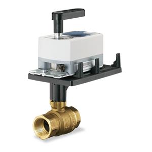 2" 2-Way Ball Valve -Characterizing Disc, Chilled Water Hot Water Up To 50% Glycol, CV 160, 24 VAC/VDC, Floating Point
