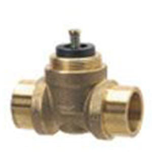 1/2" 2-Way Zone Valve, CV 4.0, Sweat, Brass Trim, Water, Glycol Solutions Up To 50%, 34°F to 230°F Medium Temperatur