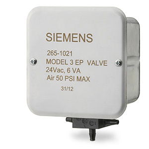 Powers Model 3 Electric-Pneumatic Valve, 24VAC, With Junction Box